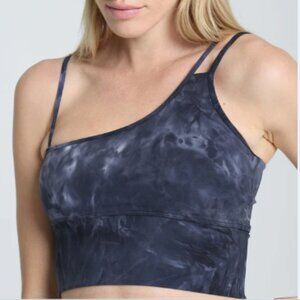 NWT Blue Tie-dye Cropped Workout Tank - Size Small - LASociety